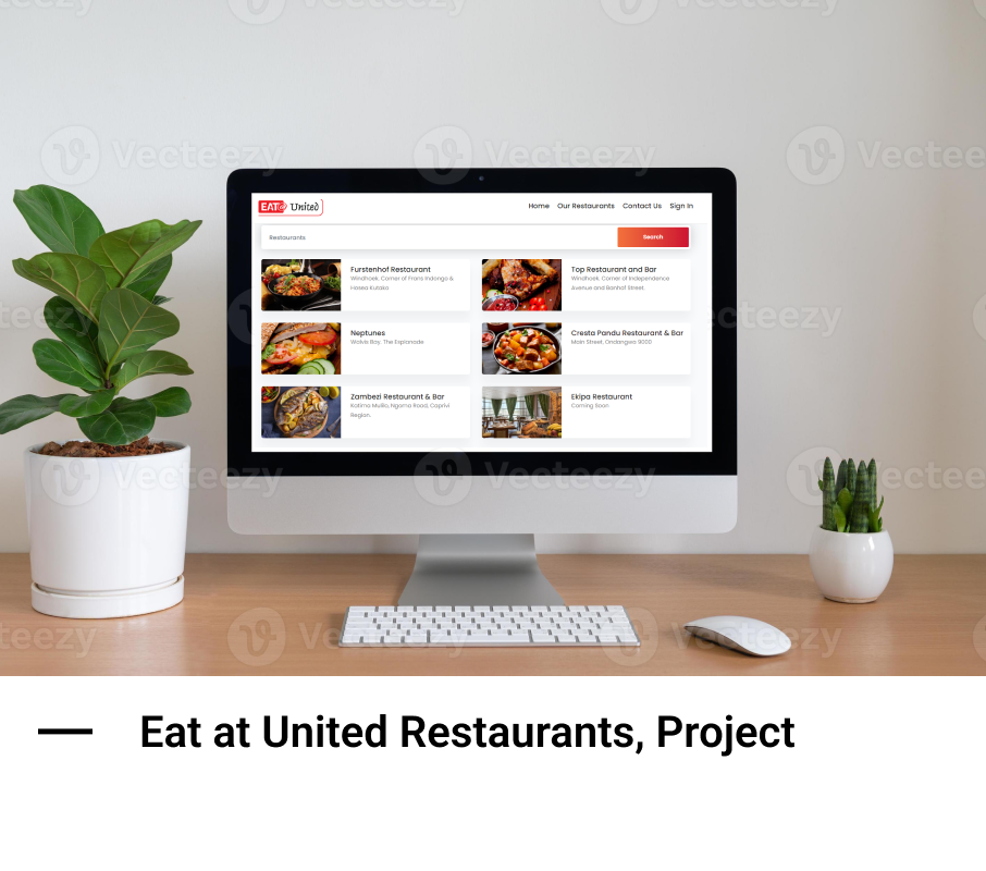 Eat At United Restaurants project