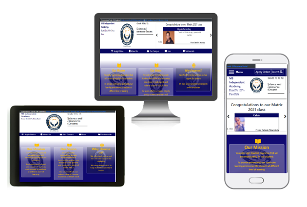 MBI Academy website
